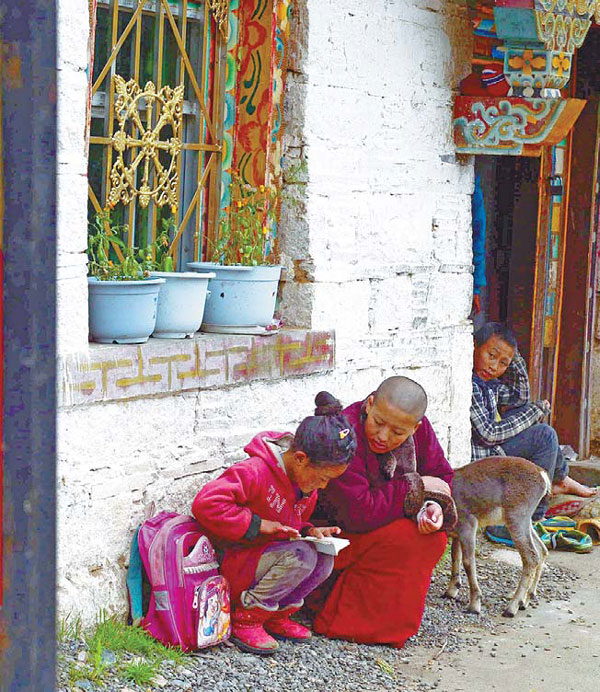Nun gives gift of language
