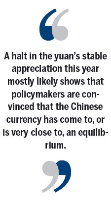 The need for a stable yuan