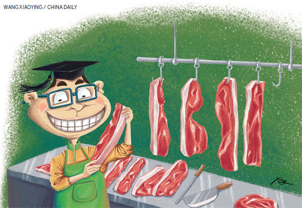 Careers on butcher's chopping block