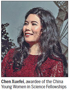 Stargazing fetches Chinese woman honor for research
