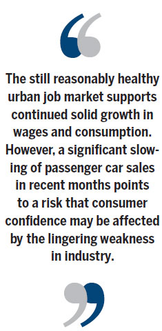 Pick-up in growth reduces need for policy easing