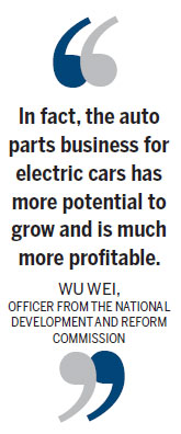 Electric cars energizing China