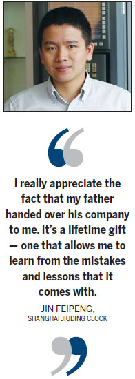 Clock company heir refocuses business to stand test of time