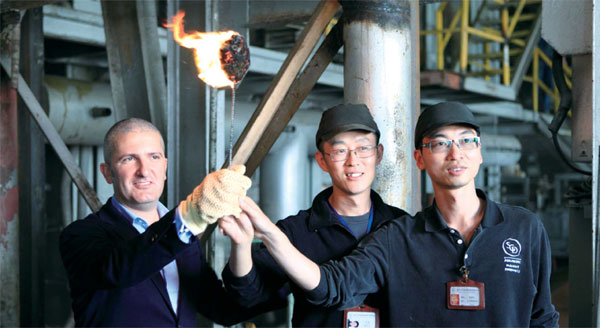 His message in a bottle