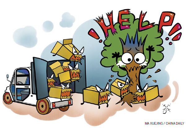 Reduce packaging, make deliveries greener