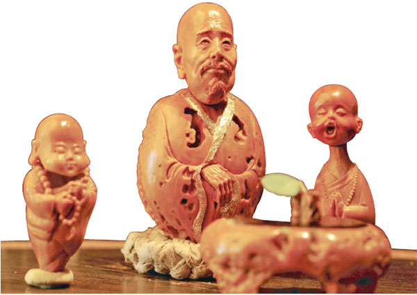 The world on a fruit pit