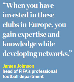 Chinese cash for overseas teams 'helps build bridges'