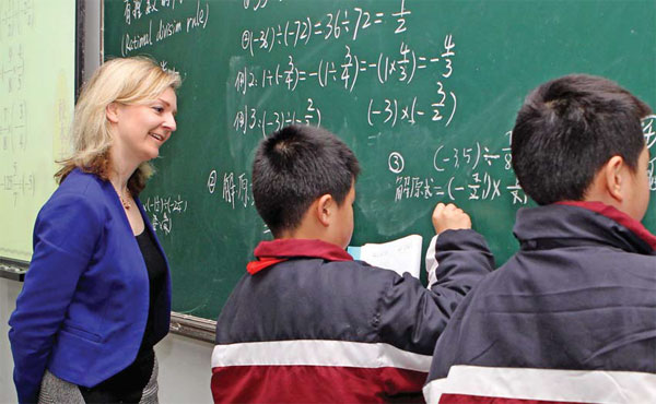 UK schools adding Chinese math