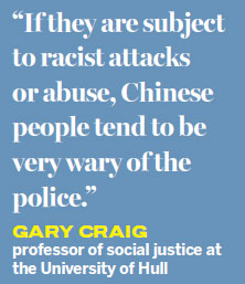 'Invisible' Chinese at threat from UK violence
