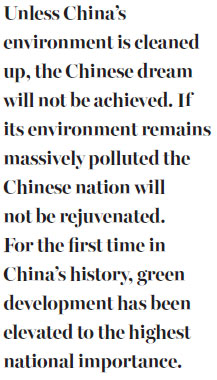 China must clean up to achieve its dream