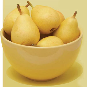 Sweet pears to soothe