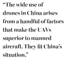 UAVs meet China's needs in aviation