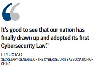 Cybersecurity Law to 'protect interests'
