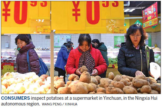 Potatoes, China's food of the future