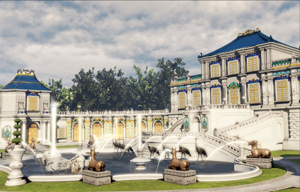 Historic palace virtually rebuilt