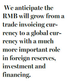 Renminbi's global push is forging ahead