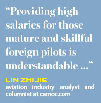 Demand for foreign pilots takes off