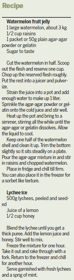 Sweet fruits of summer