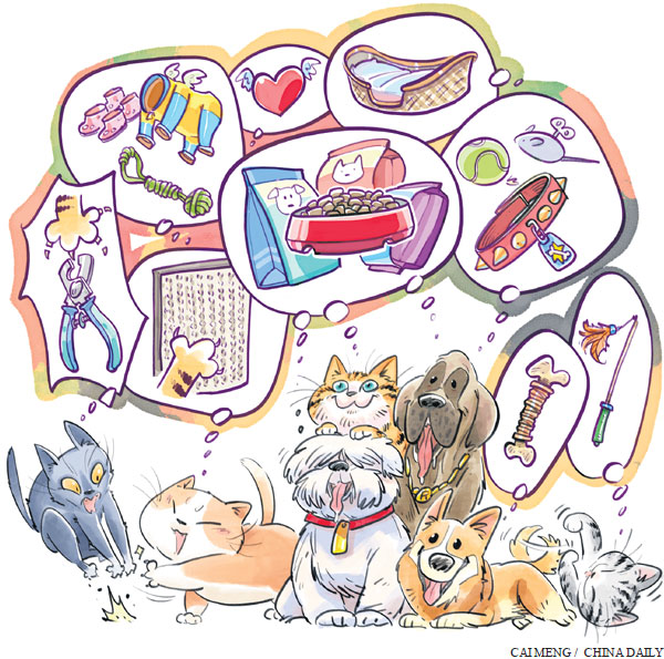 Dogs and cats have a 'pet economy' of their own