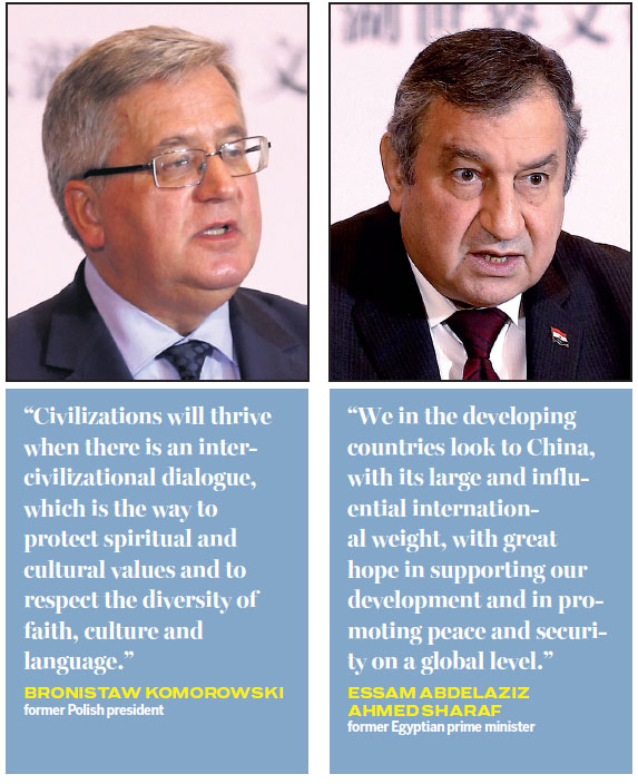 Notable figures address global challenges