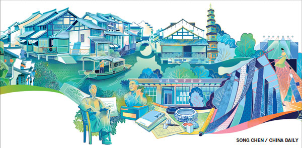 Ancient culture flourishes in East China's Tongxiang