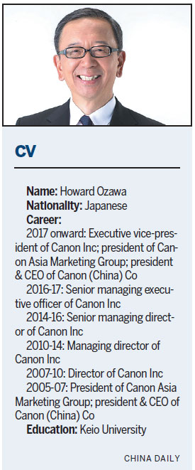 Canon closely connected with China