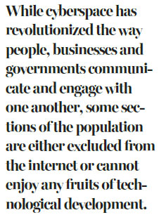 More internet access needed for 'left-behinds'
