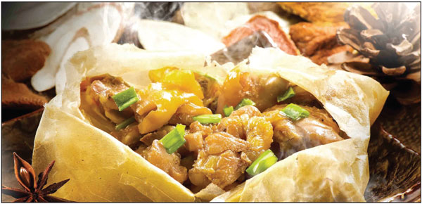 En papillote the Chinese way