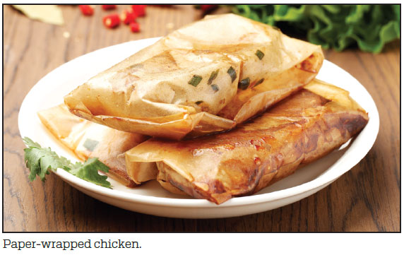 En papillote the Chinese way