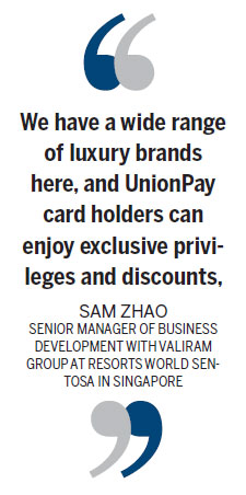 UnionPay spreading wings beyond China's borders