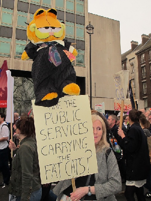 Britons join anti-cuts protest in London