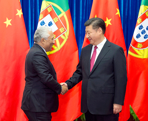 Chinese president encourages more investment in Portugal