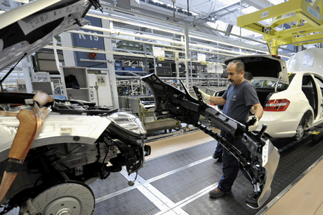 Eurozone manufacturing shrinks for third month