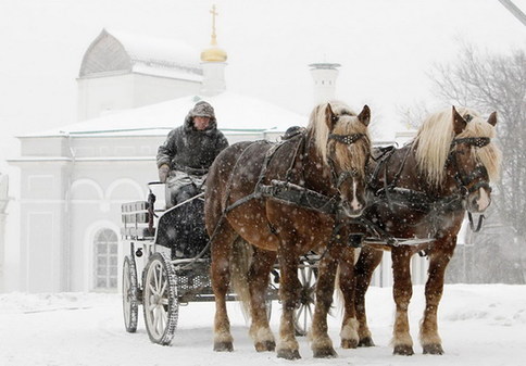 Moscow in white