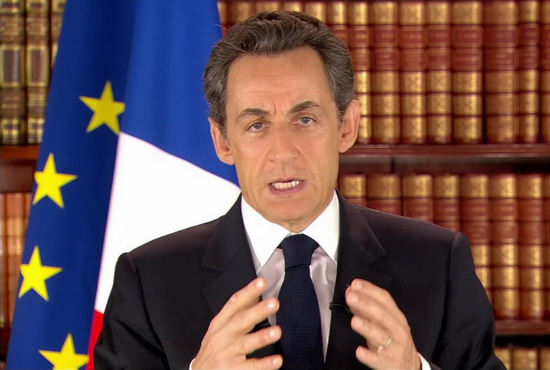 Sarkozy urges EU 'common strategy' on Libya
