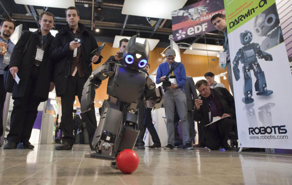 Robot expo held in France