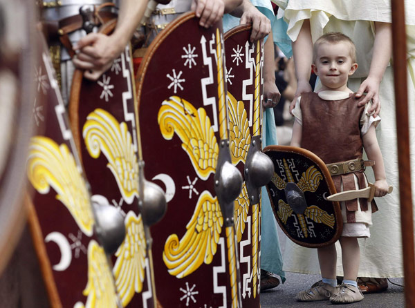 2,764-year-old Rome welcomes 'ancient warriors'