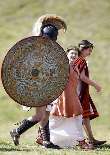 2,764-year-old Rome welcomes 'ancient warriors'