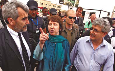 EU's Ashton visits Libya rebels