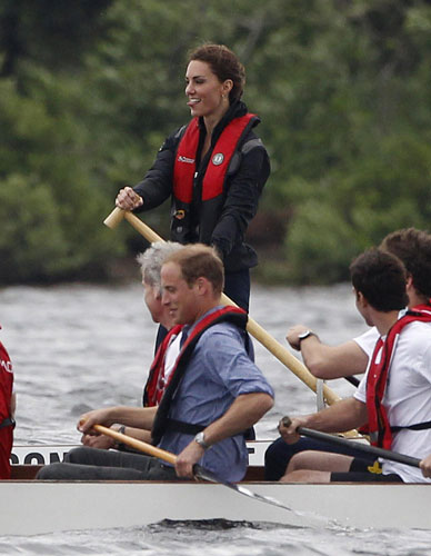 Prince William performs water landings in Canada