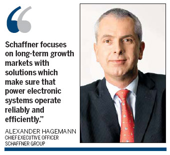 Schaffner CEO: Local sourcing, high-tech production