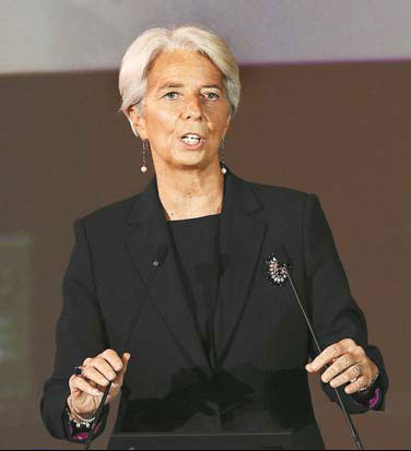 Lagarde leads calls for more aid for Europe