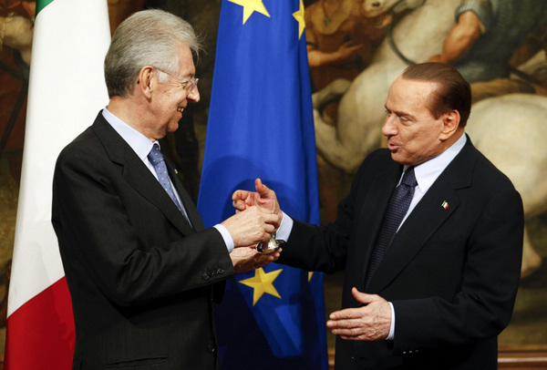Monti forms new Italian government