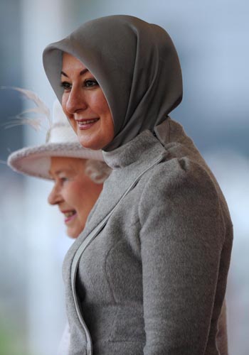 Queen Elizabeth meets Turkish president
