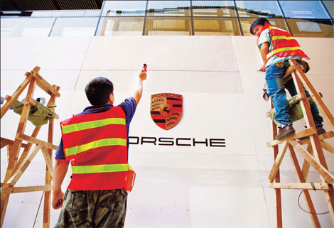 Porsche revved about China