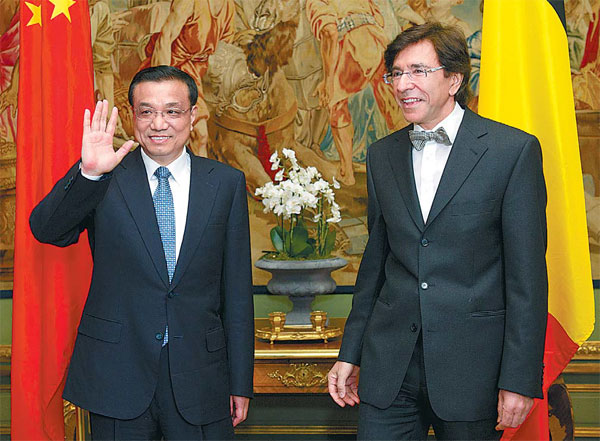 China, Belgium vow to strengthen ties