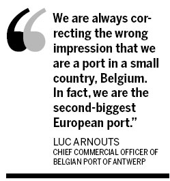 Antwerp port seeks Chinese traffic and investment
