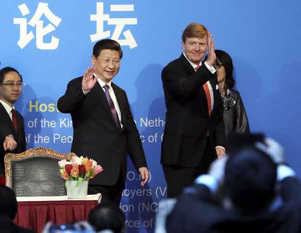President Xi says visit to Netherlands complete success