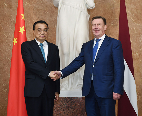 Premier Li: China willing to help build infrastructure projects in Baltic Sea area