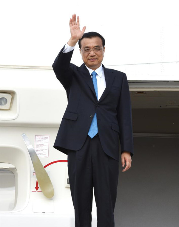 Chinese premier arrives in Brussels for China-EU leaders' meeting